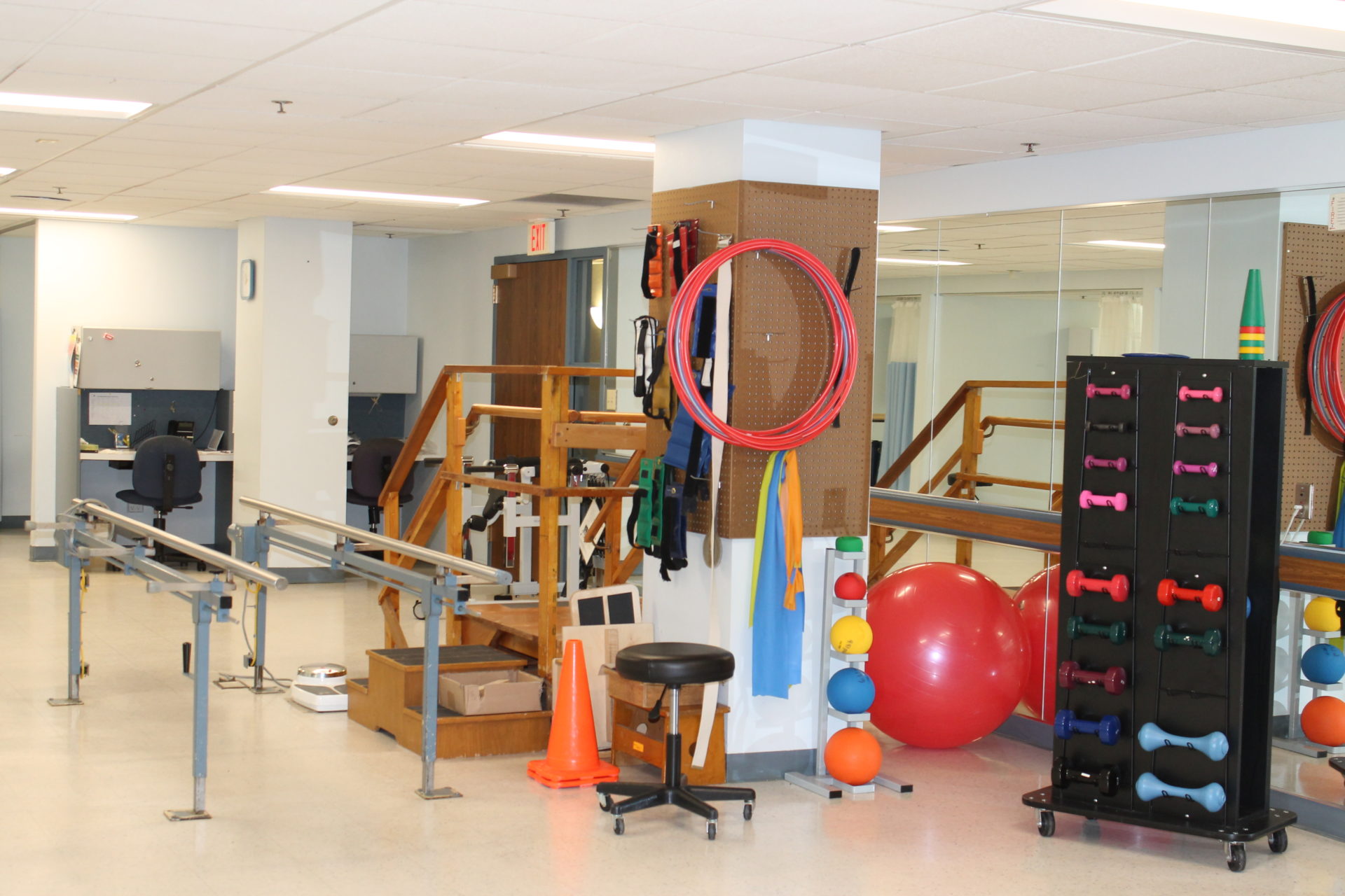 The rehab equipment at VMP milwaukee.