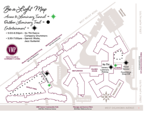 Campus Map - Be a Light 2023 VMP